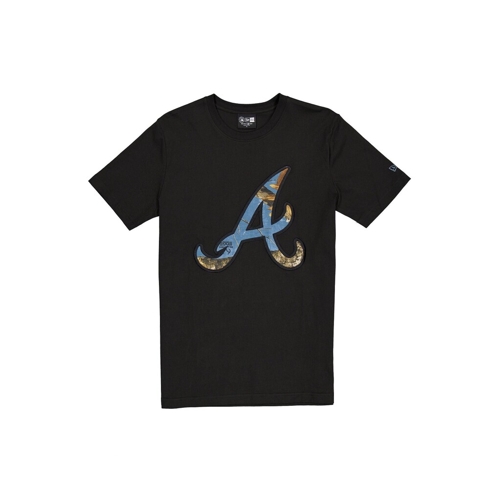 New Era Atlanta Braves Black Realtree T-Shirt - Size XXL